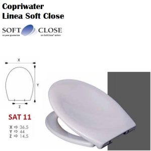 Sedile Copriwater Termoindurente  Soft Close