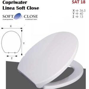 Sedile Copriwater Termoindurente  Soft Close