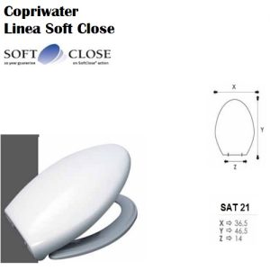 Sedile Copriwater Termoindurente  Soft Close