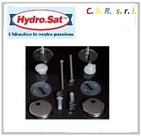 Kit Cerniere In Acciaio Zinc.  SATCZ