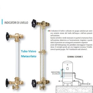 Coppia Rubinetto A Spillo 1/2″ Per Polmone Autoclave  CRP12