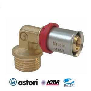 Gomito Maschio multistrato a pressare