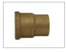 Manicotto Ridotto ottone giallo FF