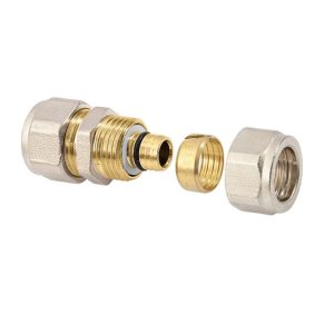 Niples doppia per multistrato a stringere