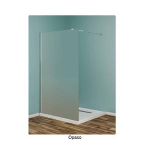Box doccia Serie “STRASS” Walk – In Vetro Opaco