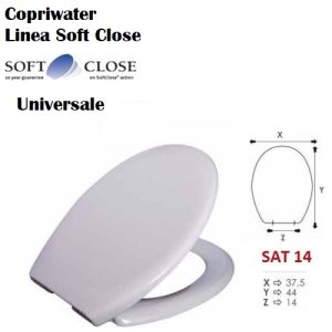 Copriwater Termoindurente  Soft Close “Universale”