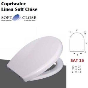 Sedile Copriwater Termoindurente  Soft Close