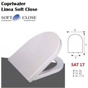 Sedile Copriwater Termoindurente  Soft Close