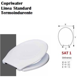 Sedile Copriwater Termoindurente