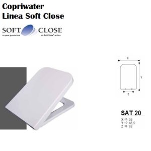 Sedile Copriwater Termoindurente  Soft Close