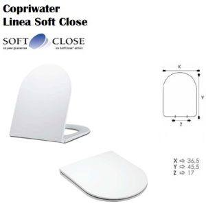 Sedile Copriwater Termoindurente  Soft Close
