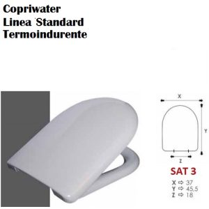 Sedile Copriwater Termoindurente