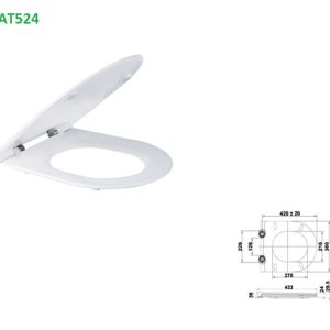 Sedile Copriwater Termoindurente  Soft Close