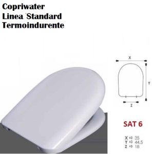Sedile Copriwater Termoindurente