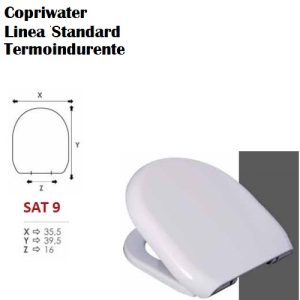 Sedile Copriwater Termoindurente