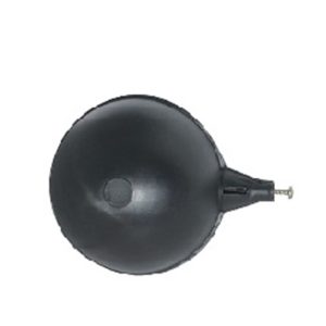 Sfera in plastica tonda combinata, 3 utilizzi: 1/4w – 5/16w – asta piatta