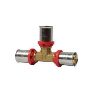 Tee tre lati multistrato a  pressare Ridotto